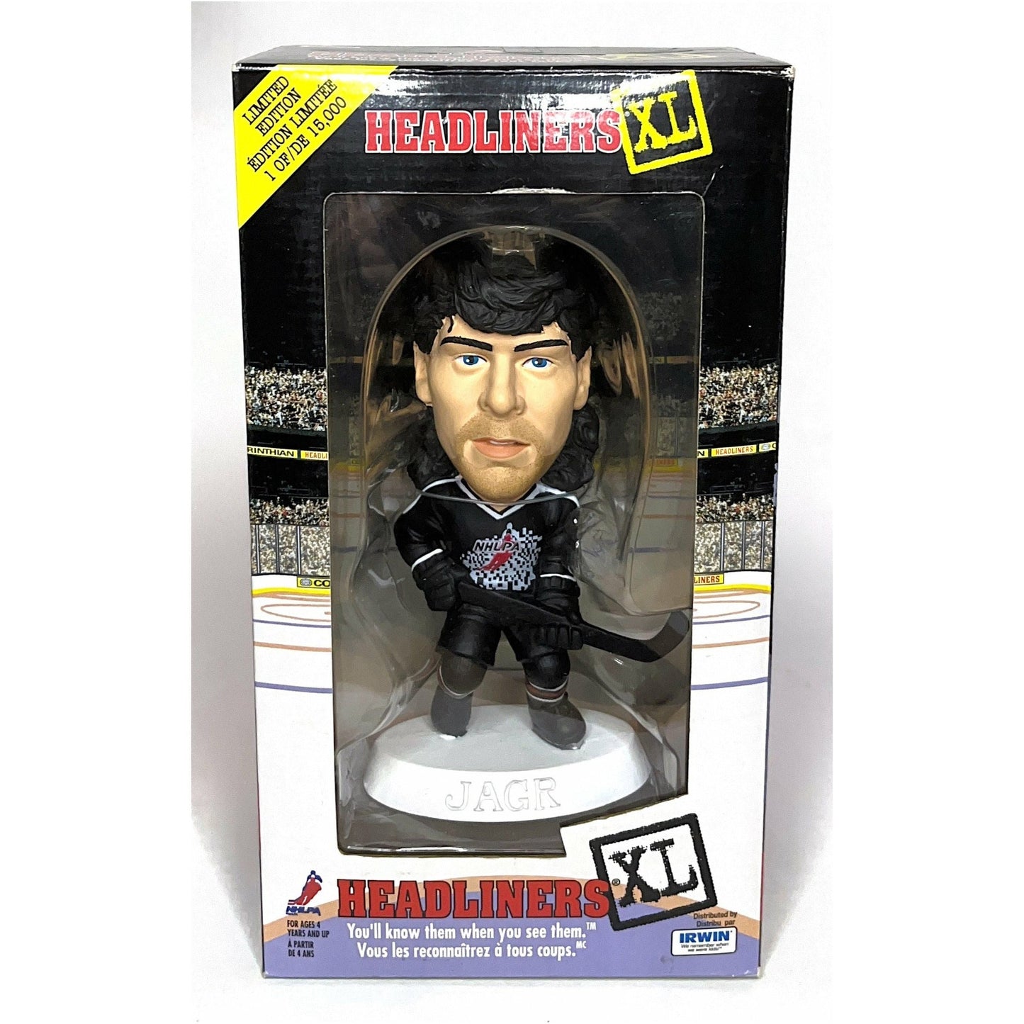 1998 HEADLINERS XL Jaromir Jagr Limited Edition #/15,000 Figure | Local Legends Cards & Collectibles
