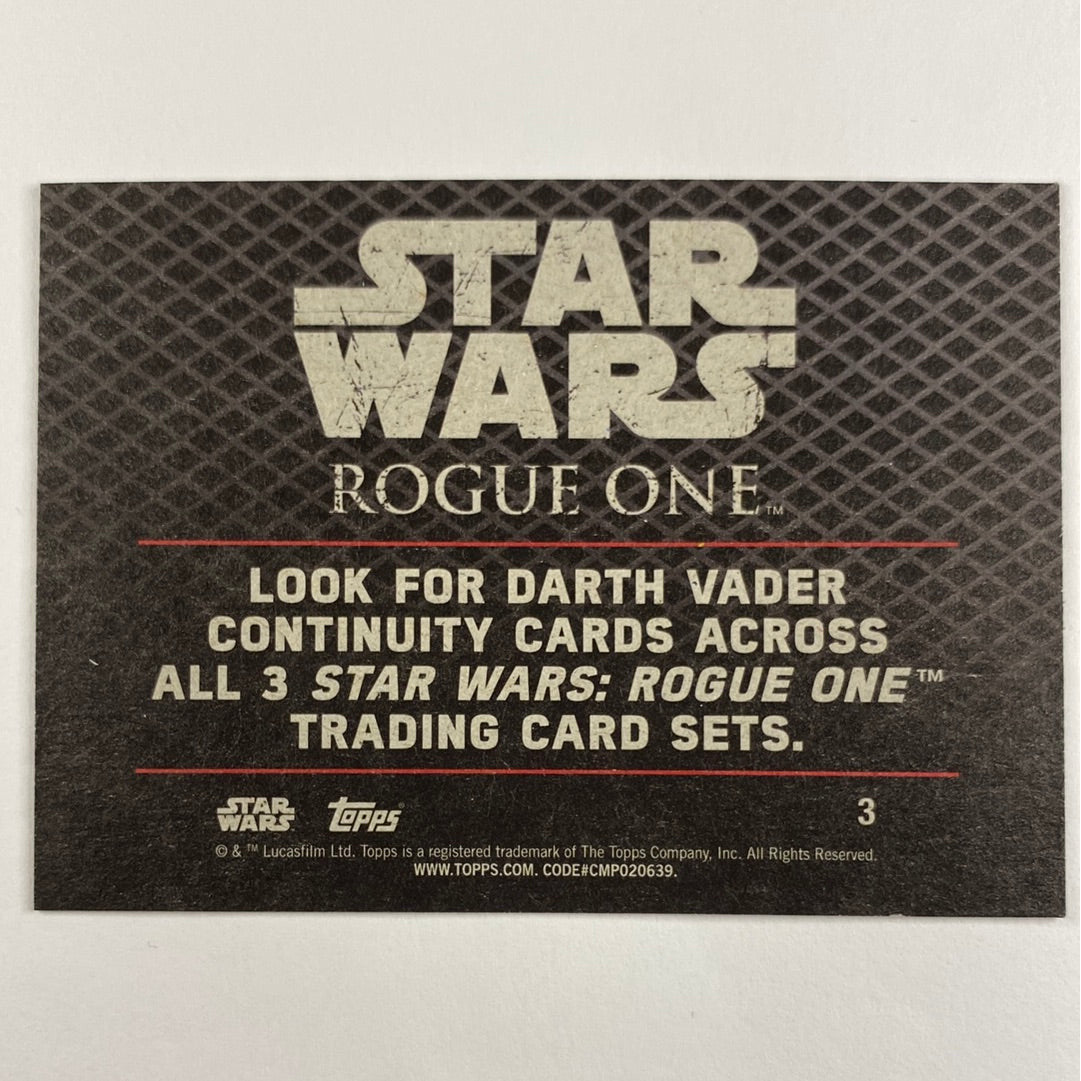 Topps Rogue One Darth Vader Community Card Foil 3/3 | Local Legends Cards & Collectibles