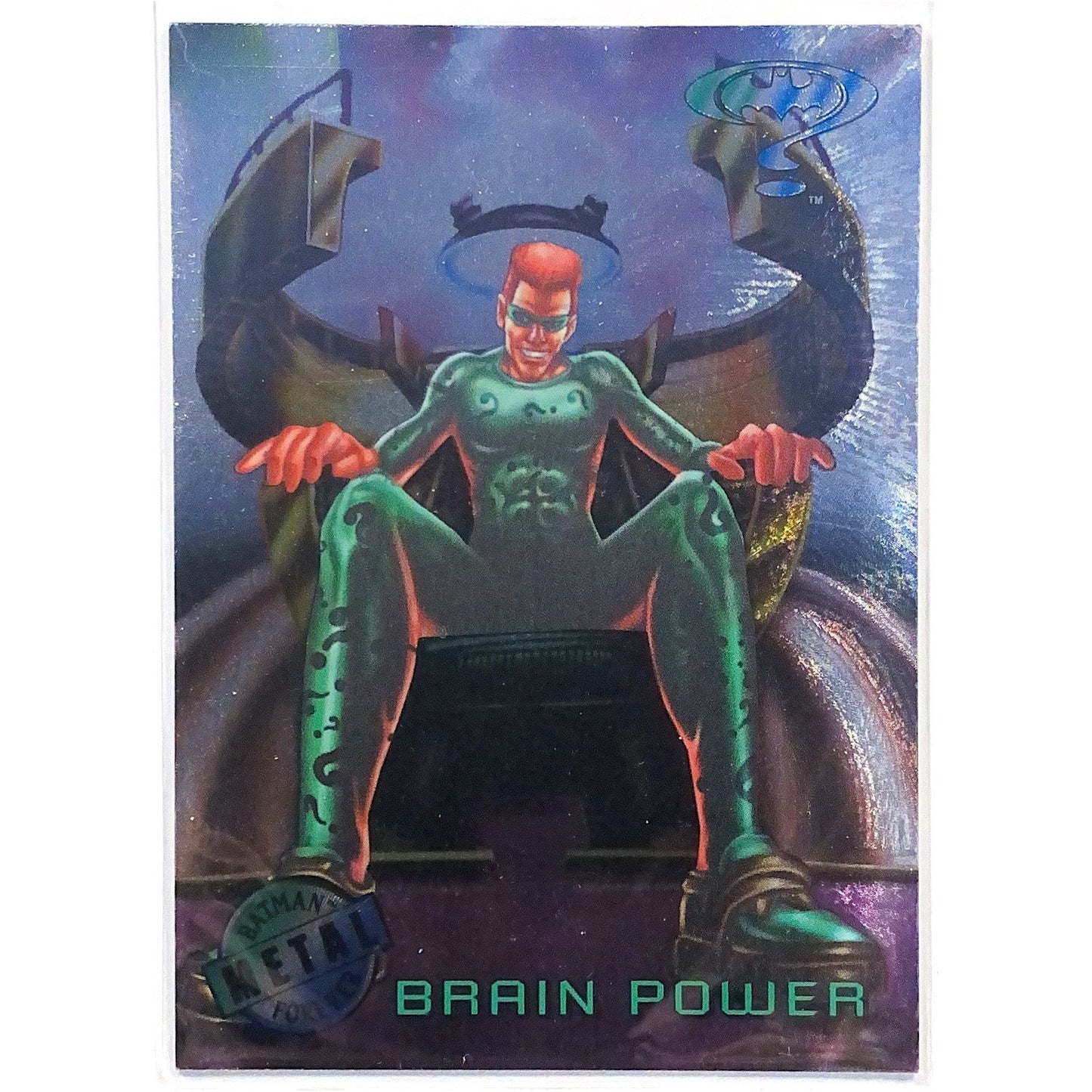 1995 Fleer Batman Metal Forever Chrome Brain Power #17 Local Legends Cards & Collectibles