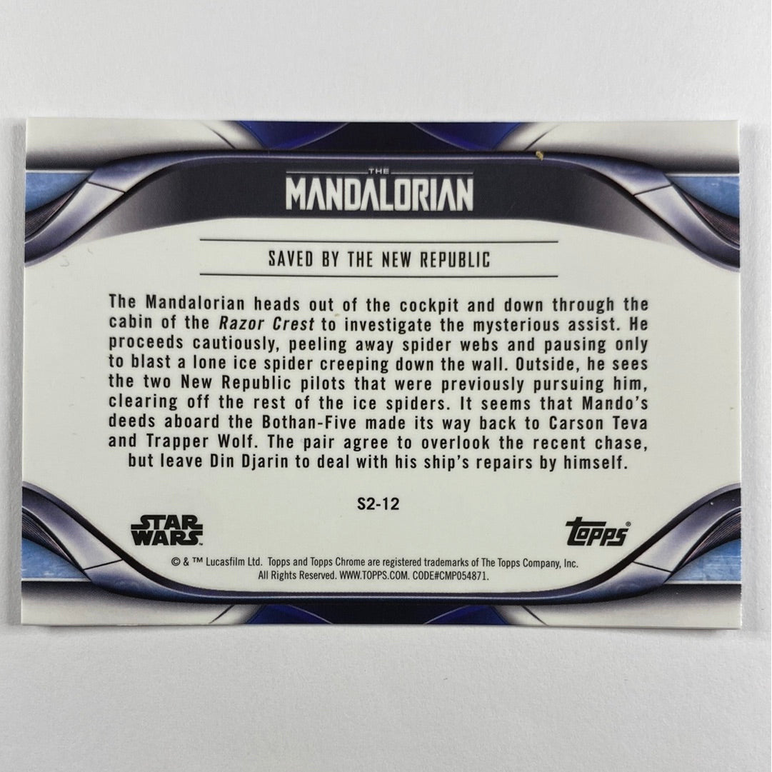Topps Chrome The Mandalorian Saved By The New Republic Refractor | Local Legends Cards & Collectibles