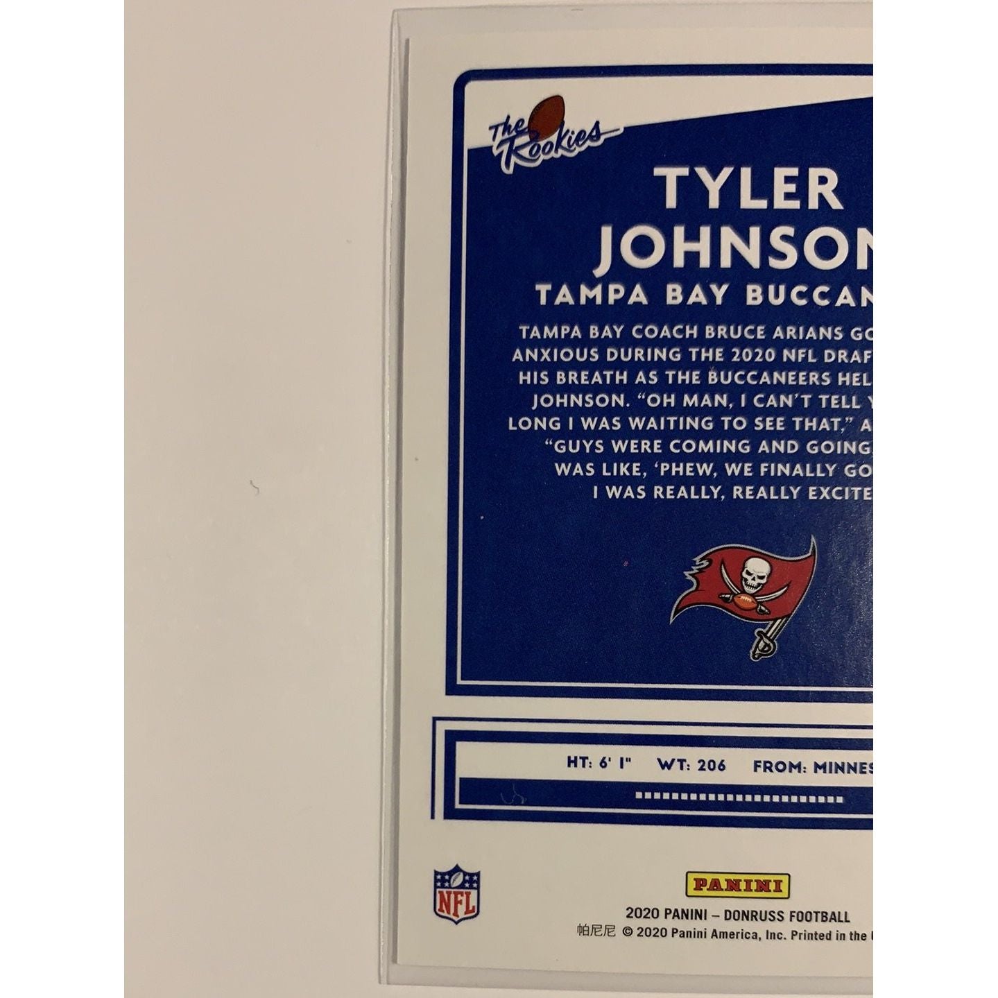 2020 Donruss Tyler Johnson The Rookies Holo Foil | Local Legends Cards & Collectibles
