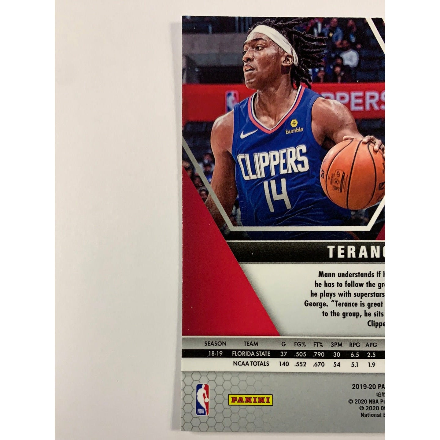 2019-20 Mosaic Terance Mann RC | Local Legends Cards & Collectibles