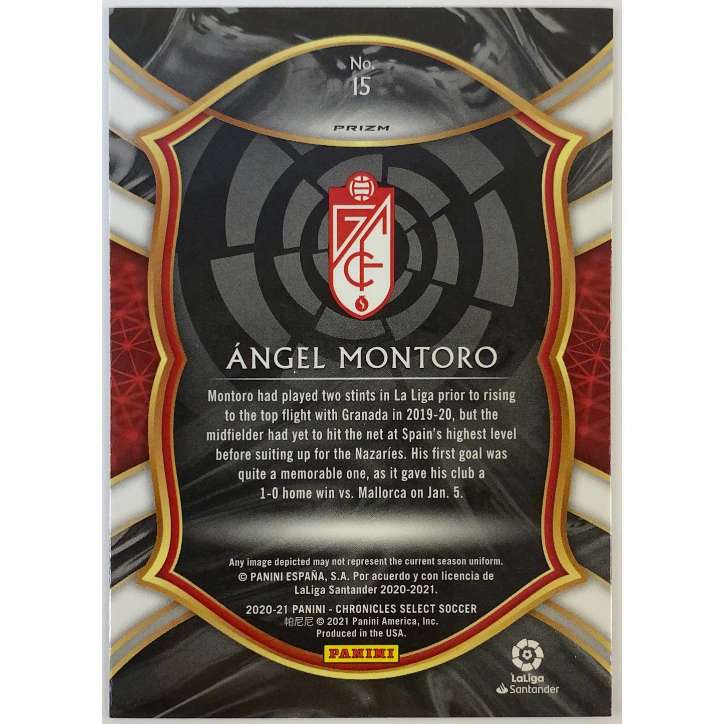 2020-21 Chronicles Select Angel Montoro Purple Mojo Prizm RC | Local Legends Cards & Collectibles