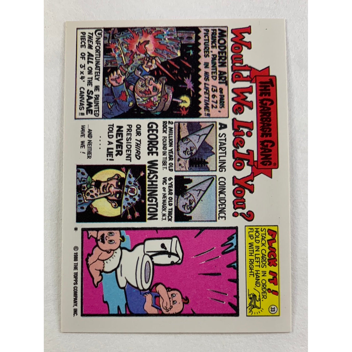 1988 Topps Snotwich Sandra Die Cut | Local Legends Cards & Collectibles