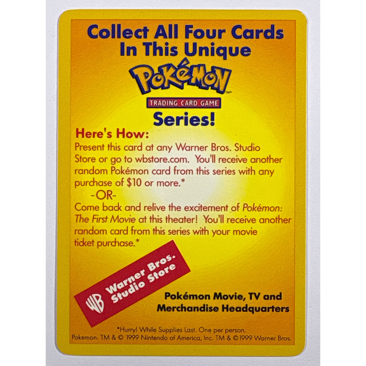 Pokémon The Movie Catch Mew! Promo | Local Legends Cards & Collectibles