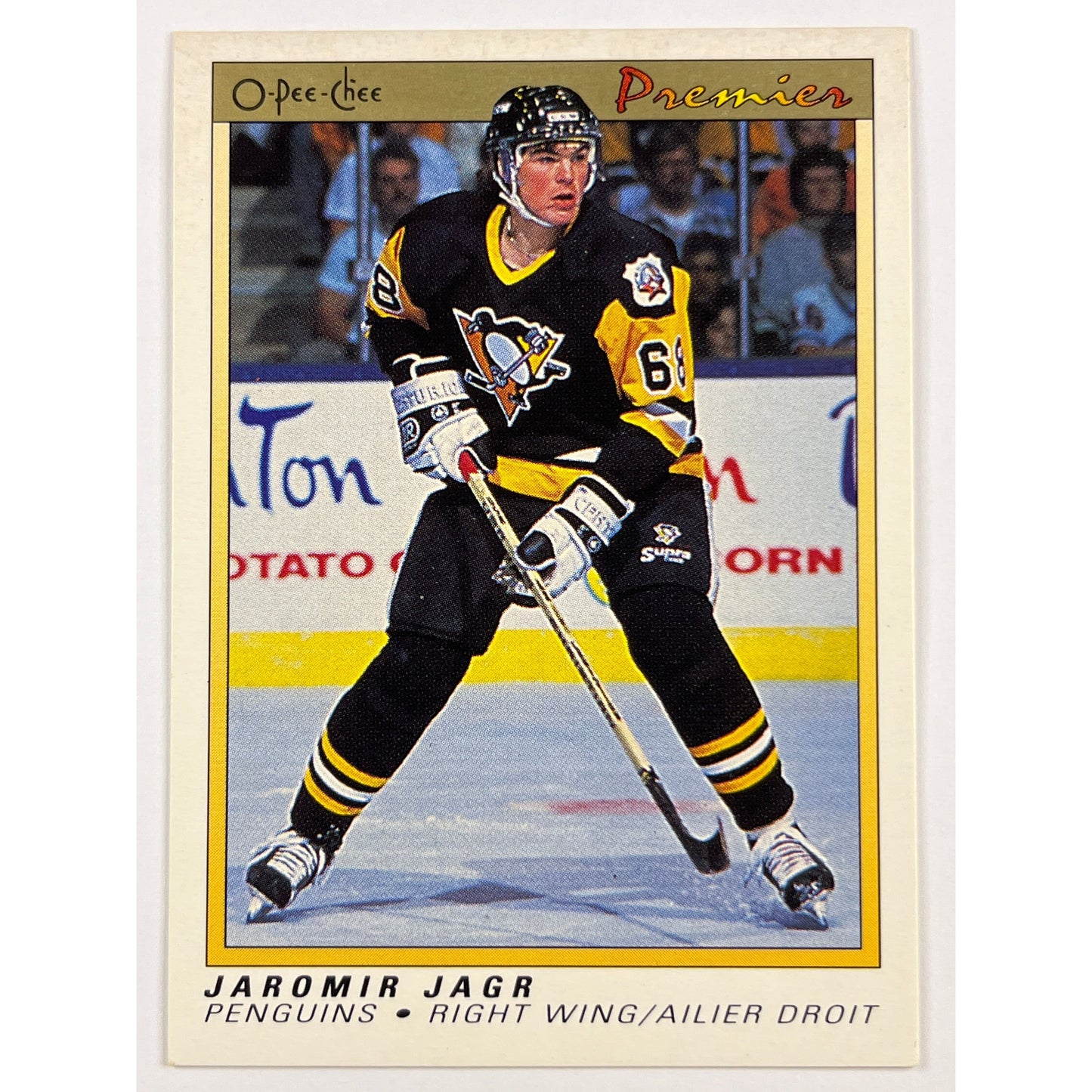 1990-91 O-Pee-Chee Premier Jaromir Jagr RC