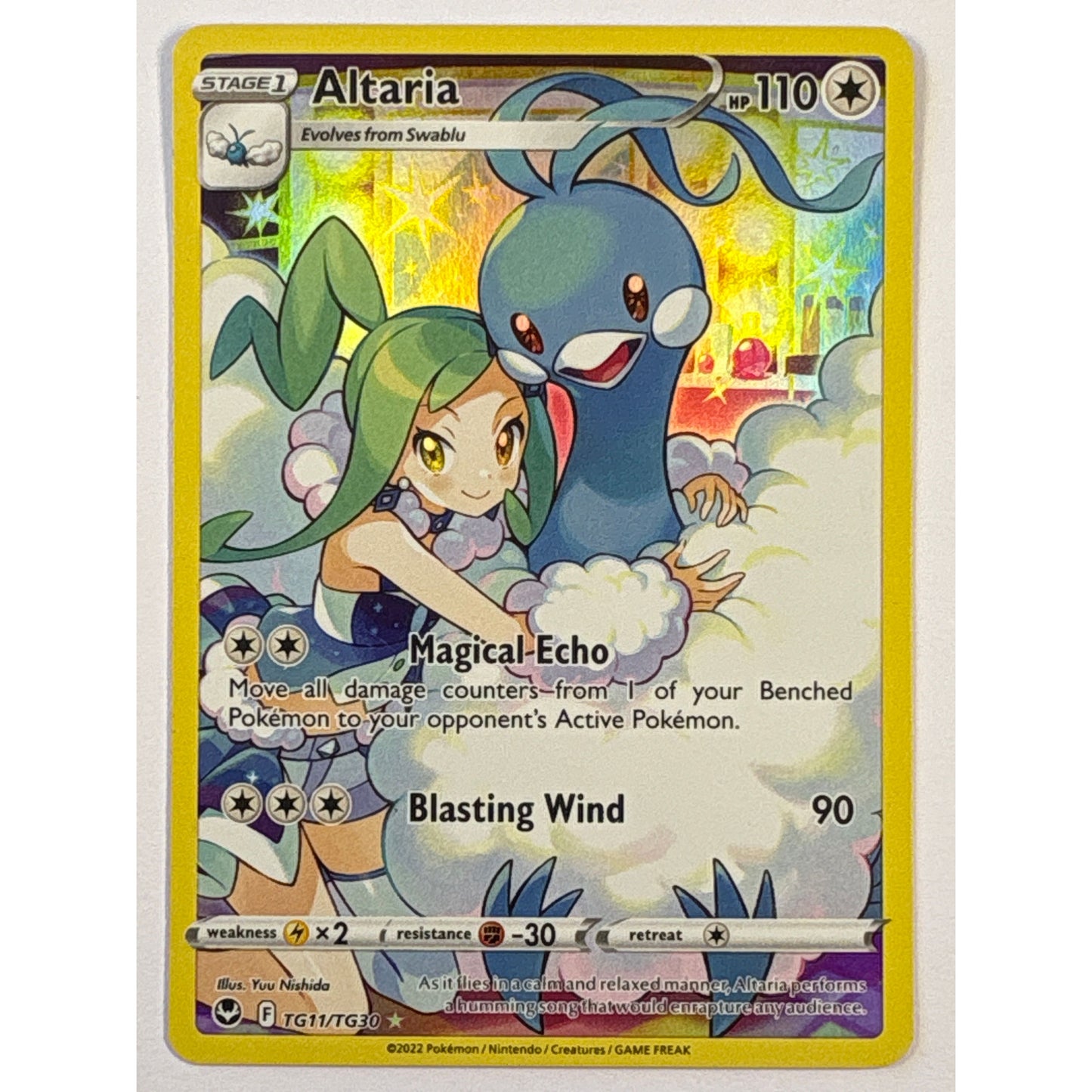 Altaria Holo Trainer Gallery Rare TG11/TG30