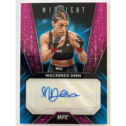 2024 Topps Midnight Mackenzie Dern Glimmer Graphs Autograph