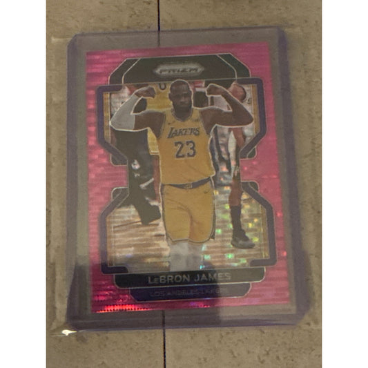 2021-22 Panini Prizm LeBron James Pink Pulsar Prizm /42 | Local Legends Cards & Collectibles