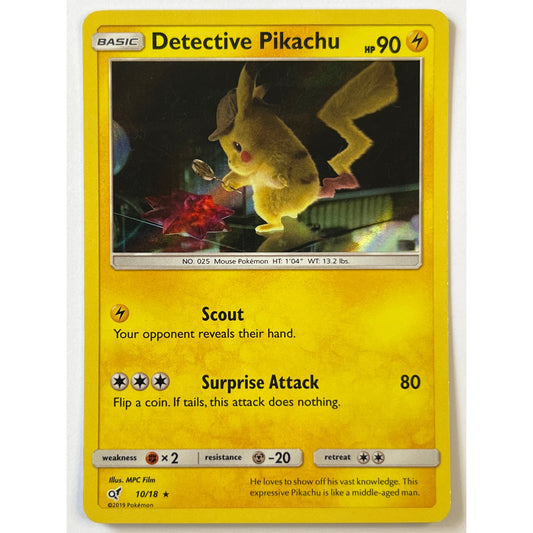 Detective Pikachu Holo Rare 10/18