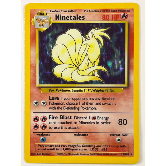 Ninetales Holo Rare 12/102