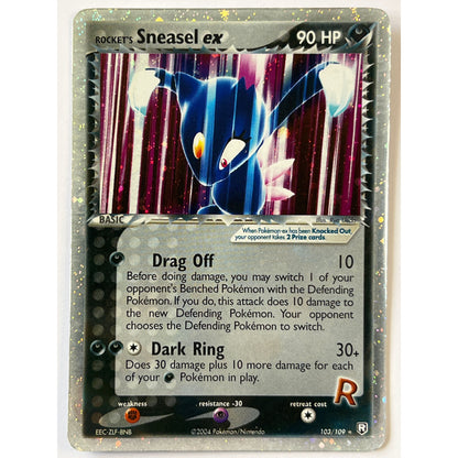 Rocket’s Sneasel EX Holo Rare 103/109