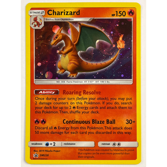 Charizard Holo Black Star Promo SM226