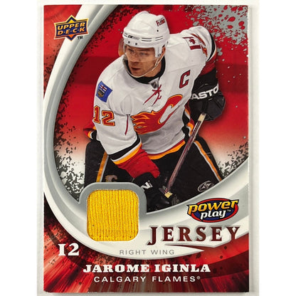 2008-09 Power Play Jarome Iginla Game Used Memorabilia