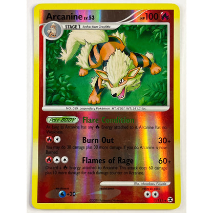 Arcanine Lv. 53 Reverse Holo Rare 1/111