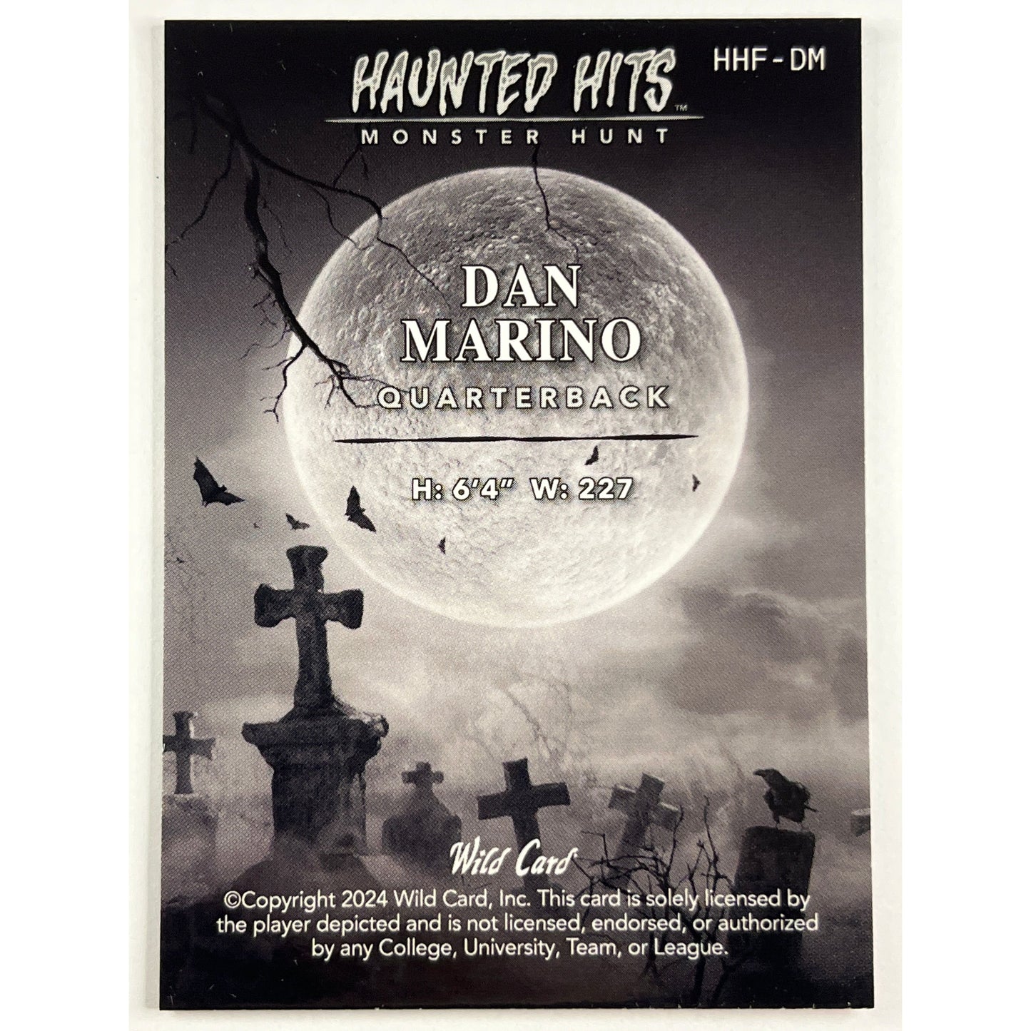2024 Wild Card Dan Marino Haunted Hits 2/2 | Local Legends Cards & Collectibles