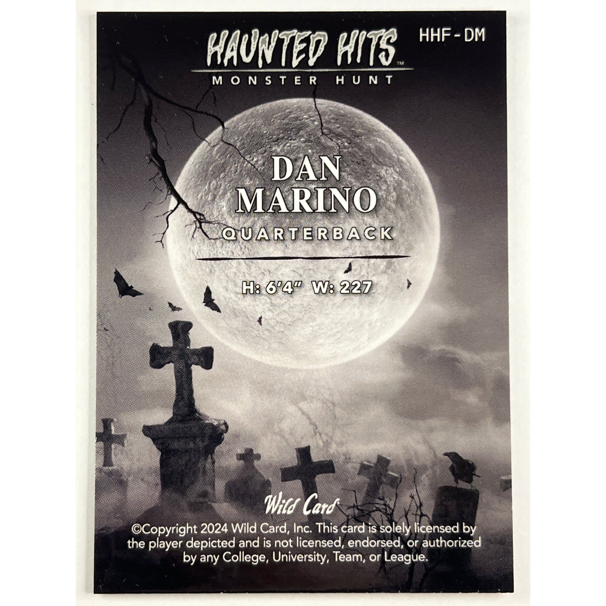 2024 Wild Card Dan Marino Haunted Hits 2/2 | Local Legends Cards & Collectibles