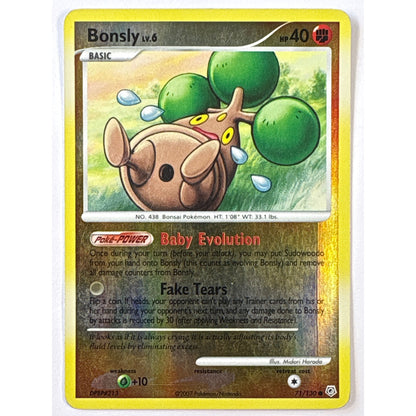 Bonsly LV. 6 Reverse Holo Common 71/130 | Local Legends Cards & Collectibles