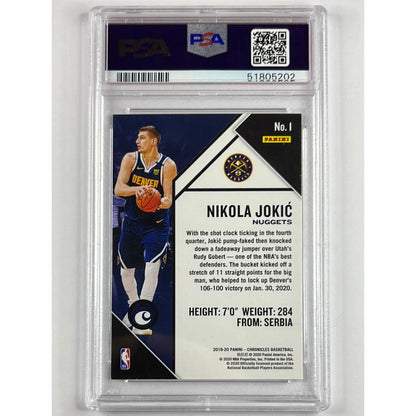 2019-20 Chronicles Nikola Jokic Bronze PSA 9 MINT