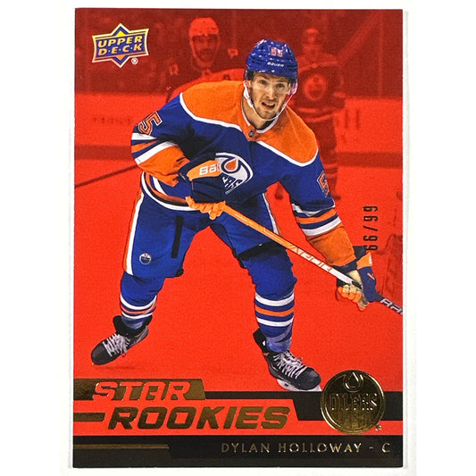 2022-23 Star Rookies Dylan Holloway Red Gold Foil RC 66/99 | Local Legends Cards & Collectibles