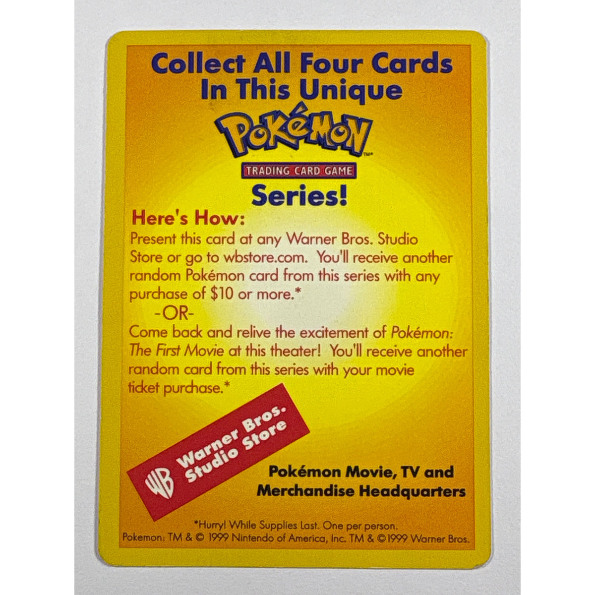 Pokémon The Movie Catch Mew! Promo | Local Legends Cards & Collectibles