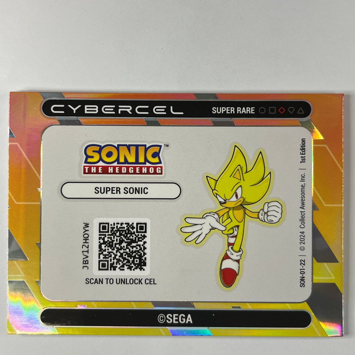 3D Booklet Super Sonic Holo Super Rare 22 | Local Legends Cards & Collectibles
