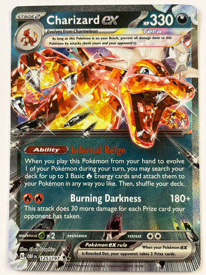 Charizard EX Holo Double Rare 125/197