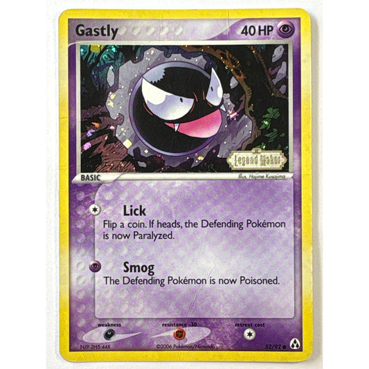*Stamped Gastly Holo Common 52/92 | Local Legends Cards & Collectibles
