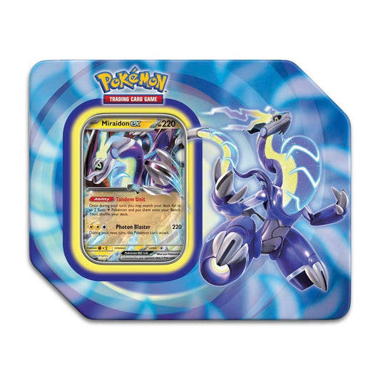 Pokemon Paldea Legends Miraidon EX Collector Tin