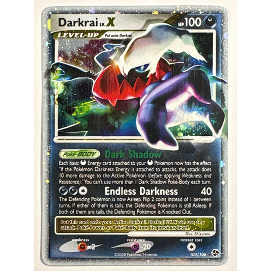 Darkrai LV.X Holo Rare 104/106 | Local Legends Cards & Collectibles