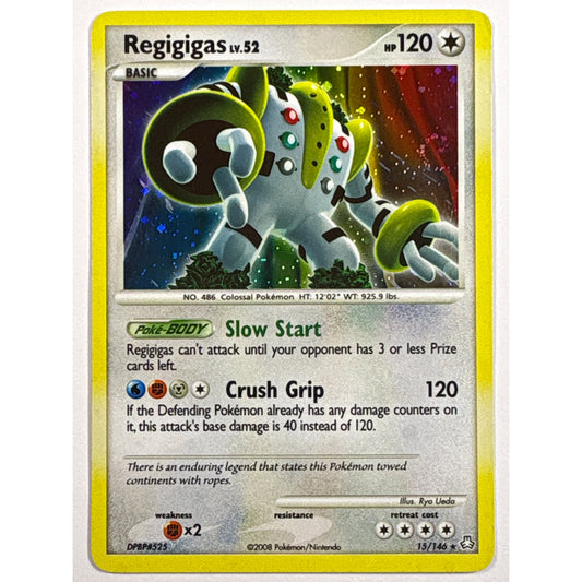 Regigigas LV. 52 Holo Rare 15/146 | Local Legends Cards & Collectibles