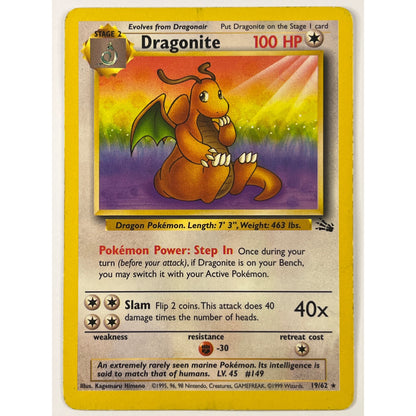 Dragonite Non Holo Rare 19/62