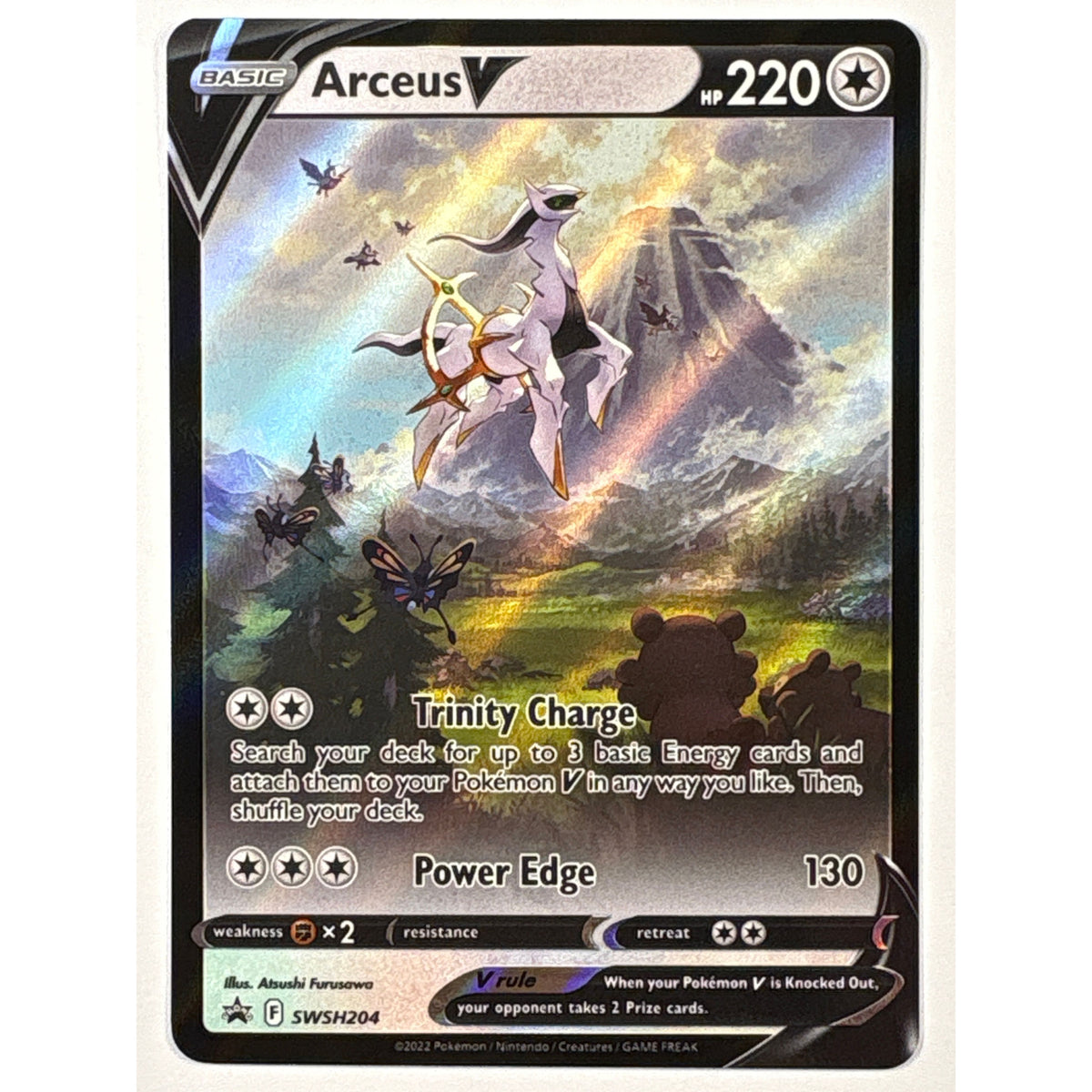 Arceus V Holo Black Star Promo SWSH204 | Local Legends Cards & Collectibles