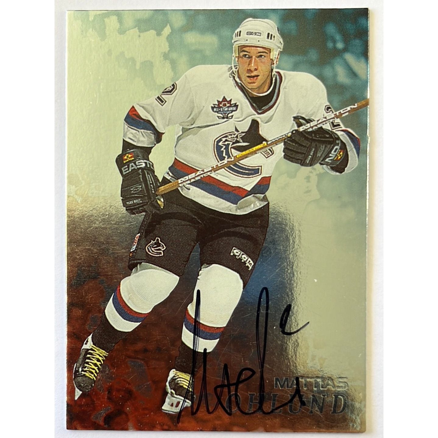 1998-99 Be A Player Mattias Ohlund Rookie Auto