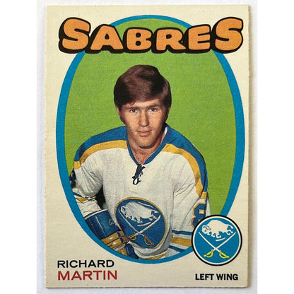 1971-72 O-Pee-Chee Richard Martin RC