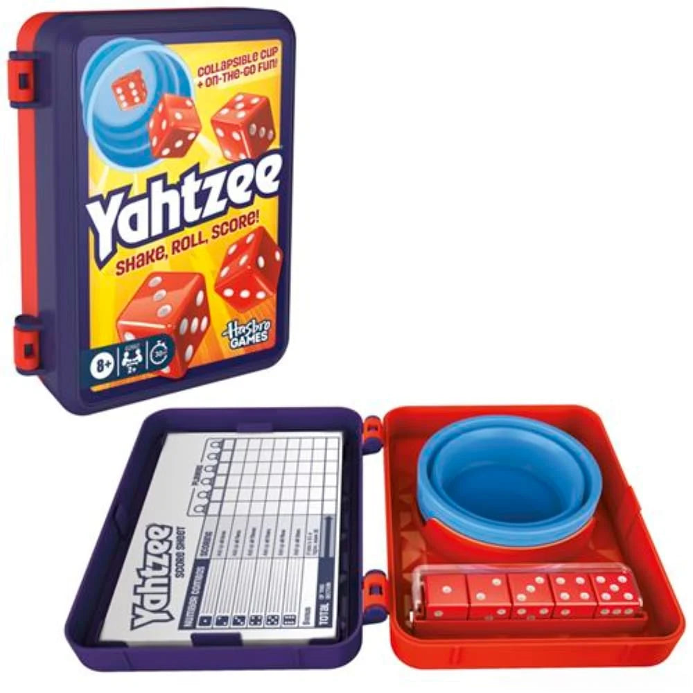 Hasbro Yahtzee Refresh Travel Board Game