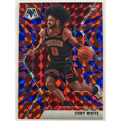 2019-20 Mosaic Coby White Blue Reactive Prizm RC