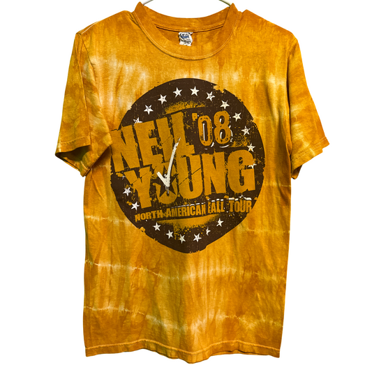 Official Concert 2008 Neil Young North American Fall Tour Shirt SM