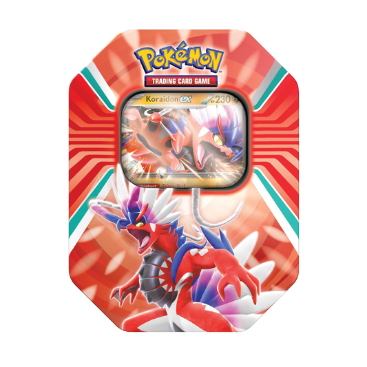 Pokemon Paldea Legends Koraidon EX Collectors Tin