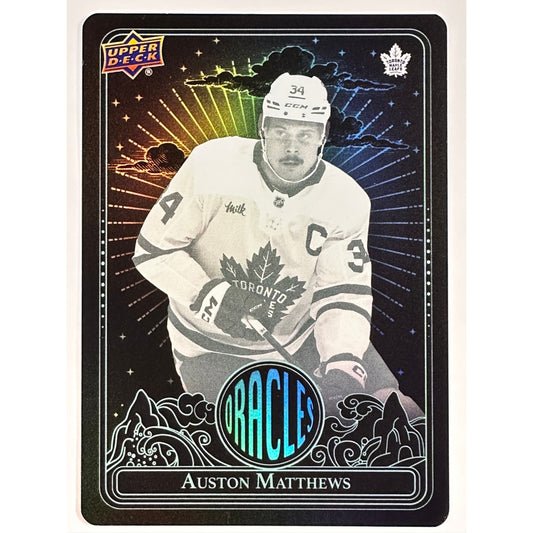 2024-25 Upper Deck Extended Series Auston Matthews Oracles Blue SSP | Local Legends Cards & Collectibles