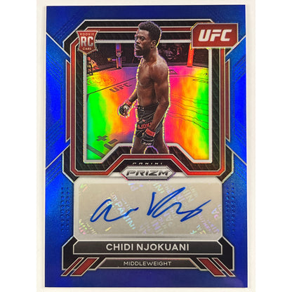 2023 Prizm Chidi Njokuani Superstar Autographs Blue Prizm  /49