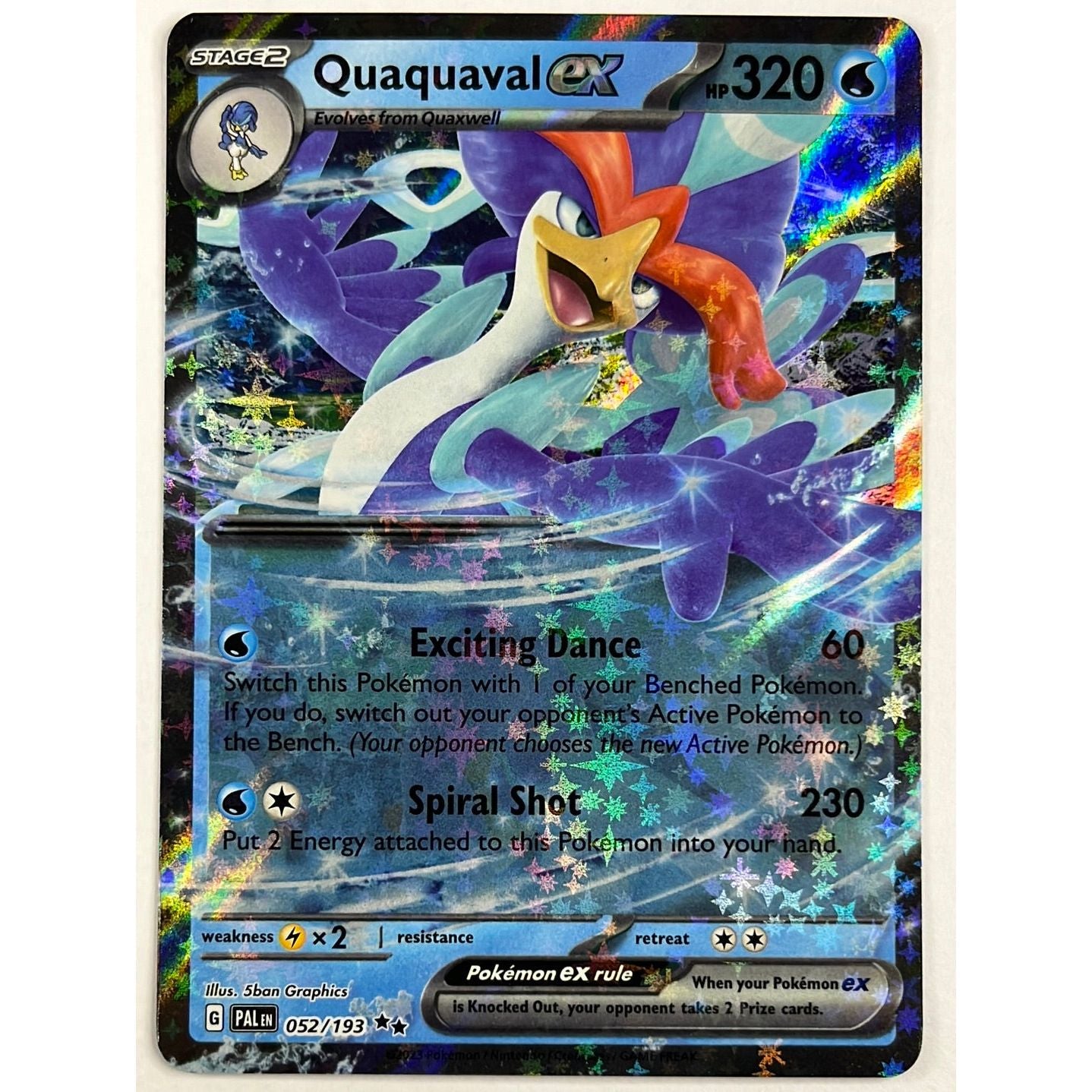 Quaquaval EX Double Rare 52/193