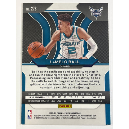 2020-21 Panini Prizm LaMelo Ball Rookie Card | Local Legends Cards & Collectibles