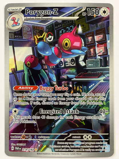 Porygon-Z Holo Illustration Rare 214/182