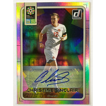 2023 Donruss FIFA Women’s World Cup Christine Sinclair Holo Auto