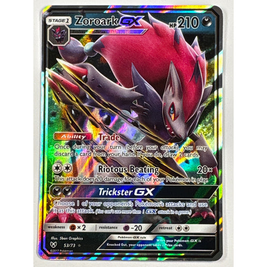 Zoroark GX Holo Ultra Rare 53/73