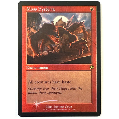 2025 MTG Mass Hysteria Rare Foil 400 | Local Legends Cards & Collectibles