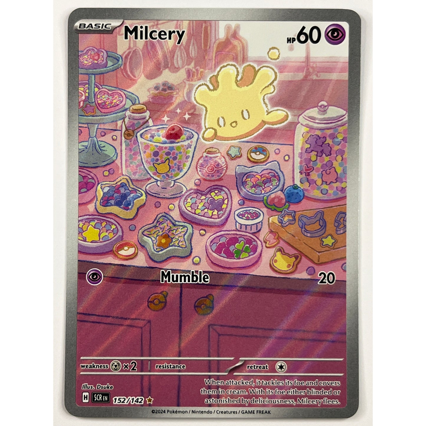 Milcery Holo Illustration Rare 152/142