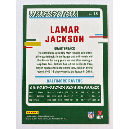 2023 Donruss Lamar Jackson Blue Foil Press Proof | Local Legends Cards & Collectibles