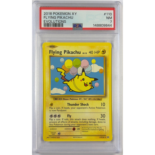 Flying Pikachu Non Holo Secret Rare PSA 7 NEAR MINT | Local Legends Cards & Collectibles